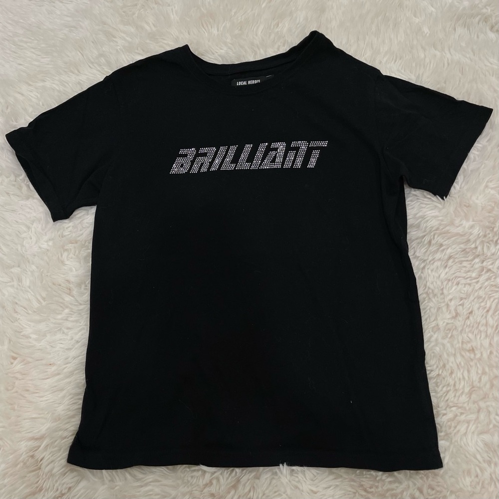 ‘brilliant’ gem studded tee